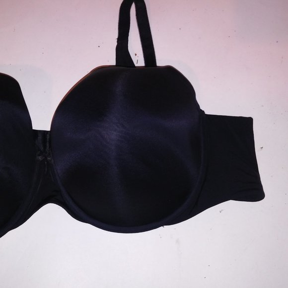 Torrid Curve Bra 54C 360 Back Smoothing T Shirt Solid Black Lightly Lined Underw - Picture 6 of 12